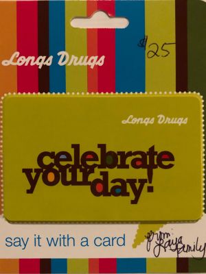 LONGS DRUGS GIFT CARD