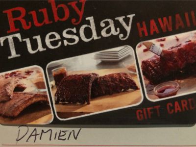 RUBY TUESDAY GIFT CARD