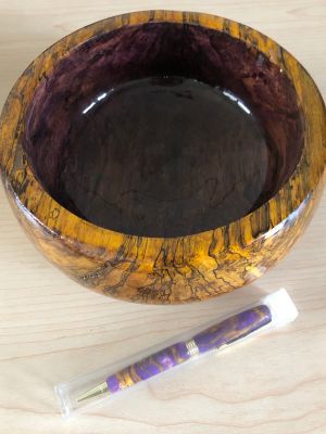 MANGO WOOD BOWL - HANDMADE