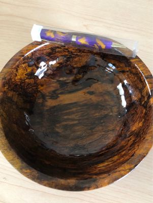 MANGO WOOD BOWL, HANDMADE