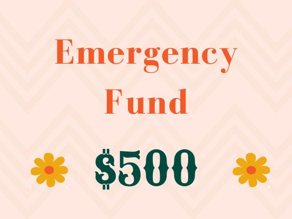 Emergency Fund ($500)