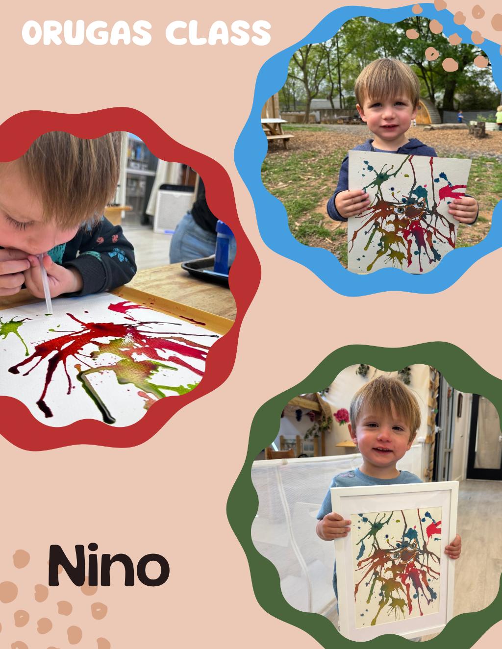Student Art-Orugas-Nino