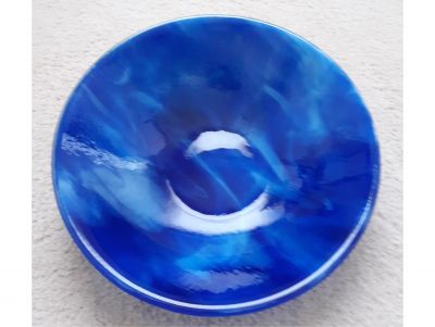 Fused glass bowl