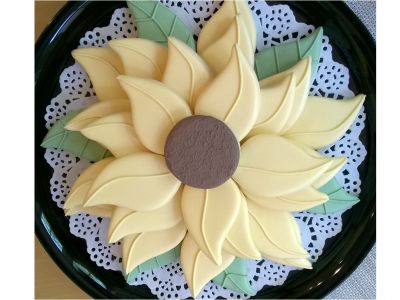 Hand-decorated cookie platter