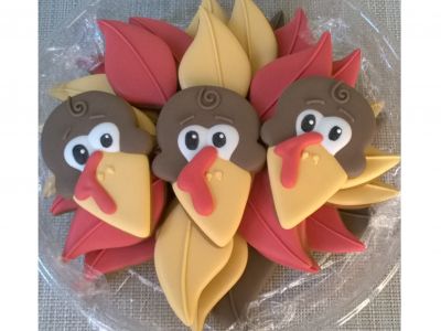 Hand-decorated cookie platter