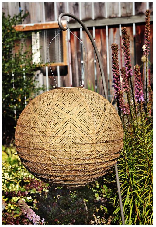 Solar Lantern - 12 inch globe - G Squared Gallery