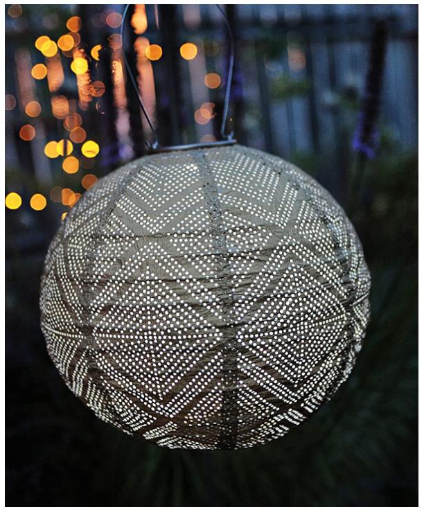 Solar Lantern - 12 inch globe - G Squared Gallery