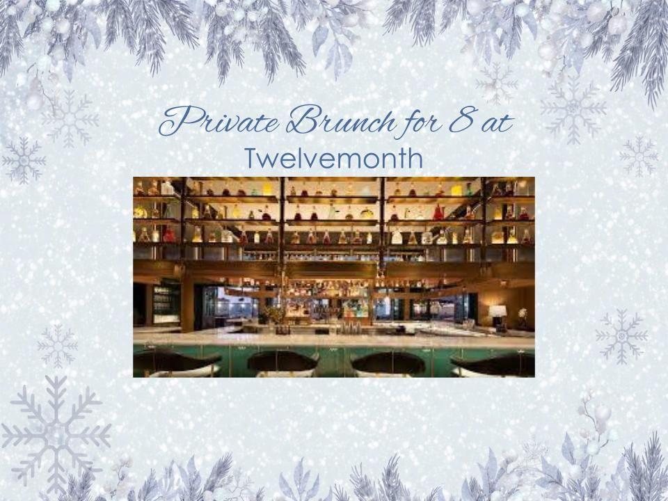 Live Auction: Private Dinner for 8 at Twelvemonth