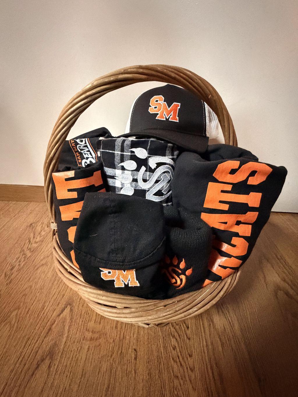 SMHS Athletics Black Basket