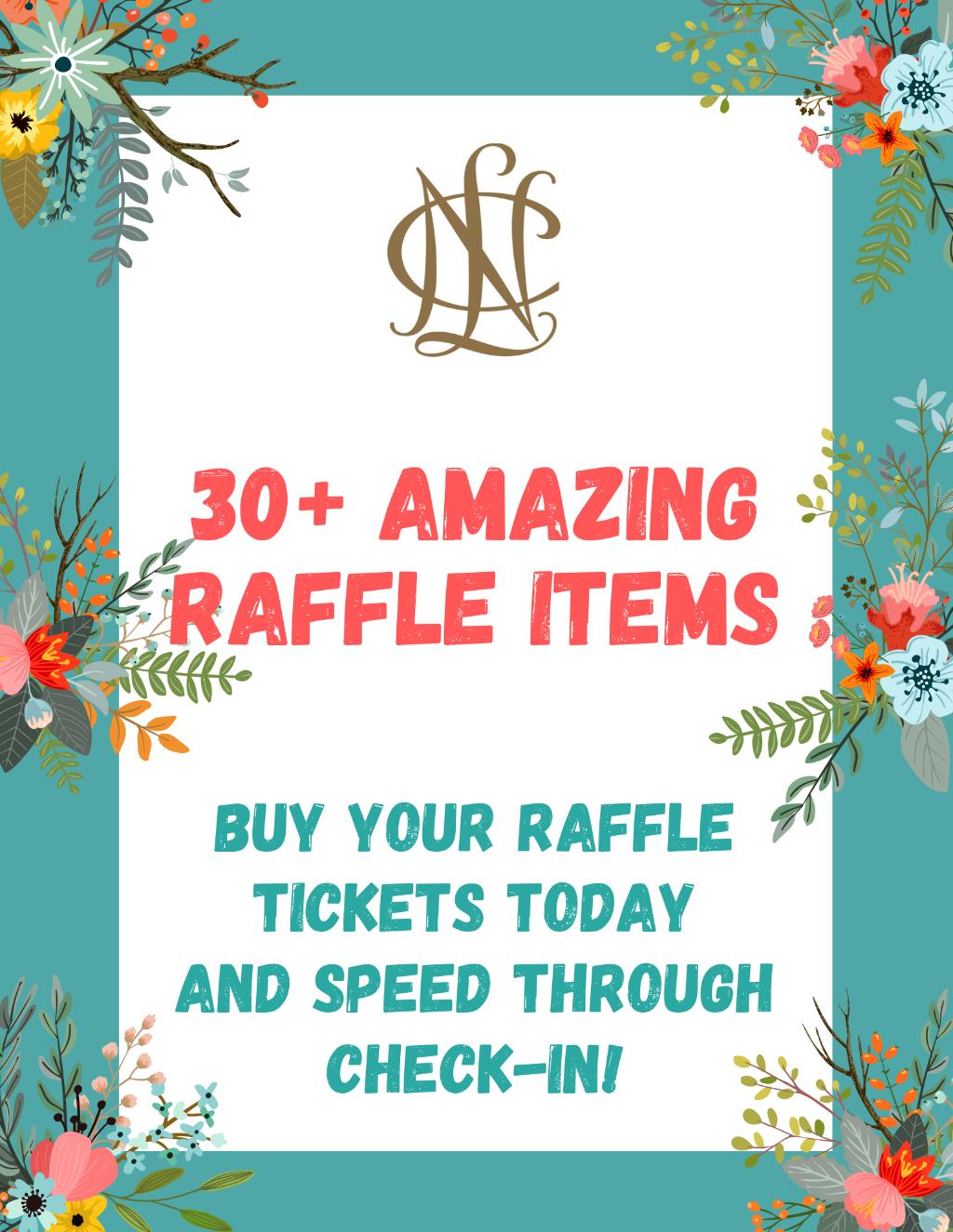 Make Sure to Buy Tickets for These Amazing Items!