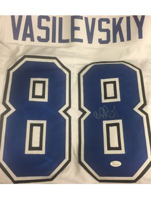 Andrei Vasilevskiy Signed Lightning Jersey