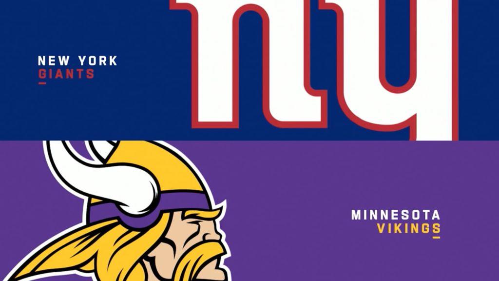 Giants vs Vikings (Four Tickets with parking)