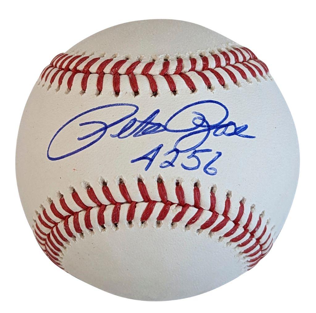Pete Rose signed Baseball (4256 all-time hits!)
