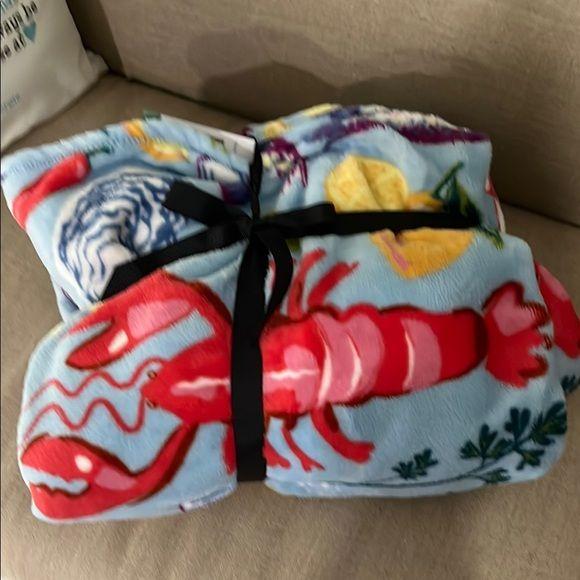 Vera's Seafood Boil Throw Blanket