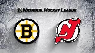 The New Jersey Devils vs The Boston Bruins (Four Tic...