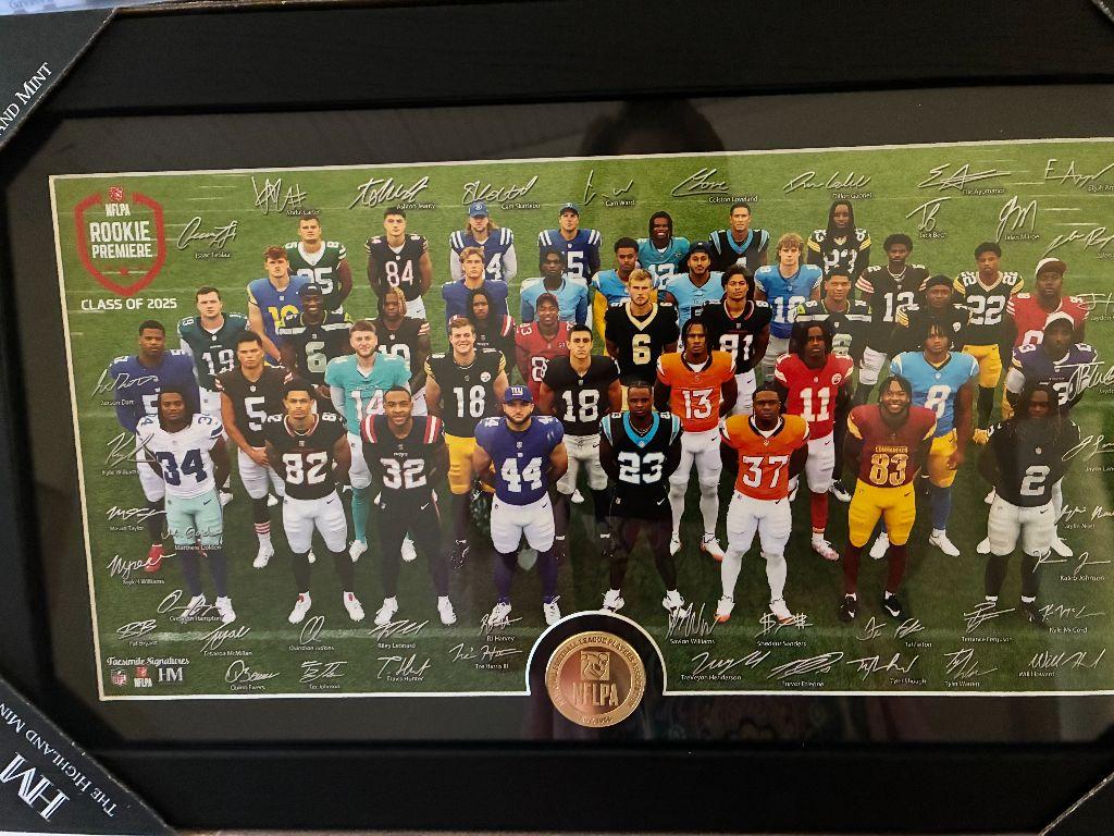 2025 NFL Rookie Premier Class Signed Photo