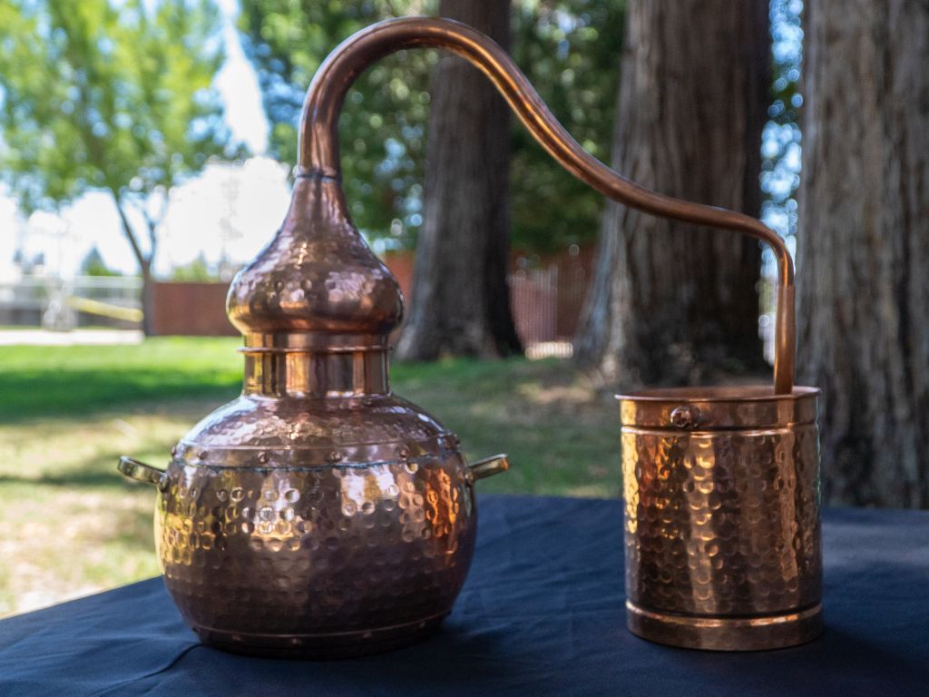 European Copper Water Distiller at Napa Fermentation