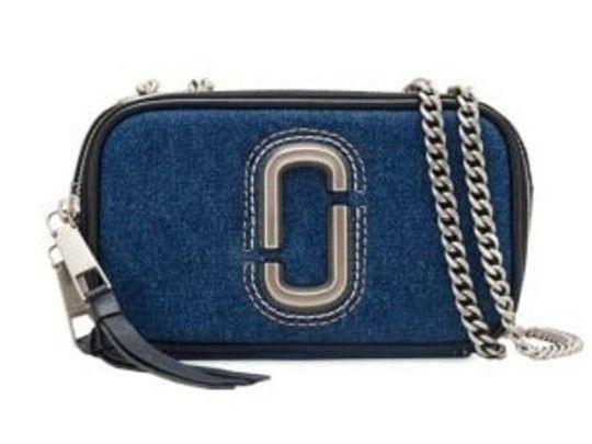Marc Jacobs Softshot Denim Chain Bag in Dark Wash