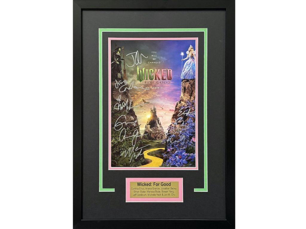 ''Wicked: For Good'' Autographed Movie Poster