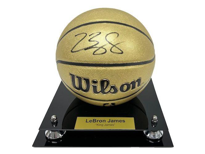 LeBron James Autographed Basketball