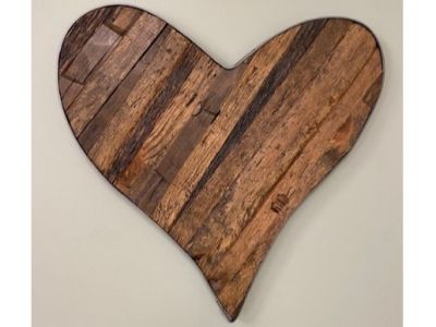 A One-of-a-Kind Wooden Heart
