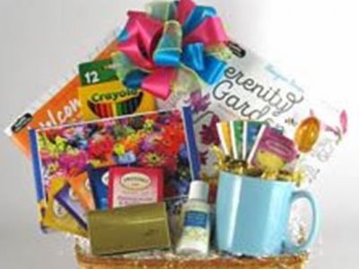 Fun & Useful Senior Gift Basket & $100 Gift Certificate to DiMaio