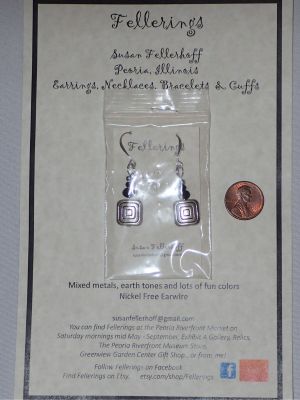Fellerings square earrings