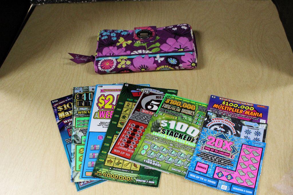 Vera Bradley Wallet & Lucky Lottery Bundle - Pur...