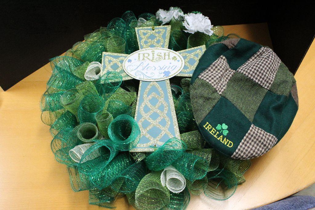 Irish Wreath and Hat