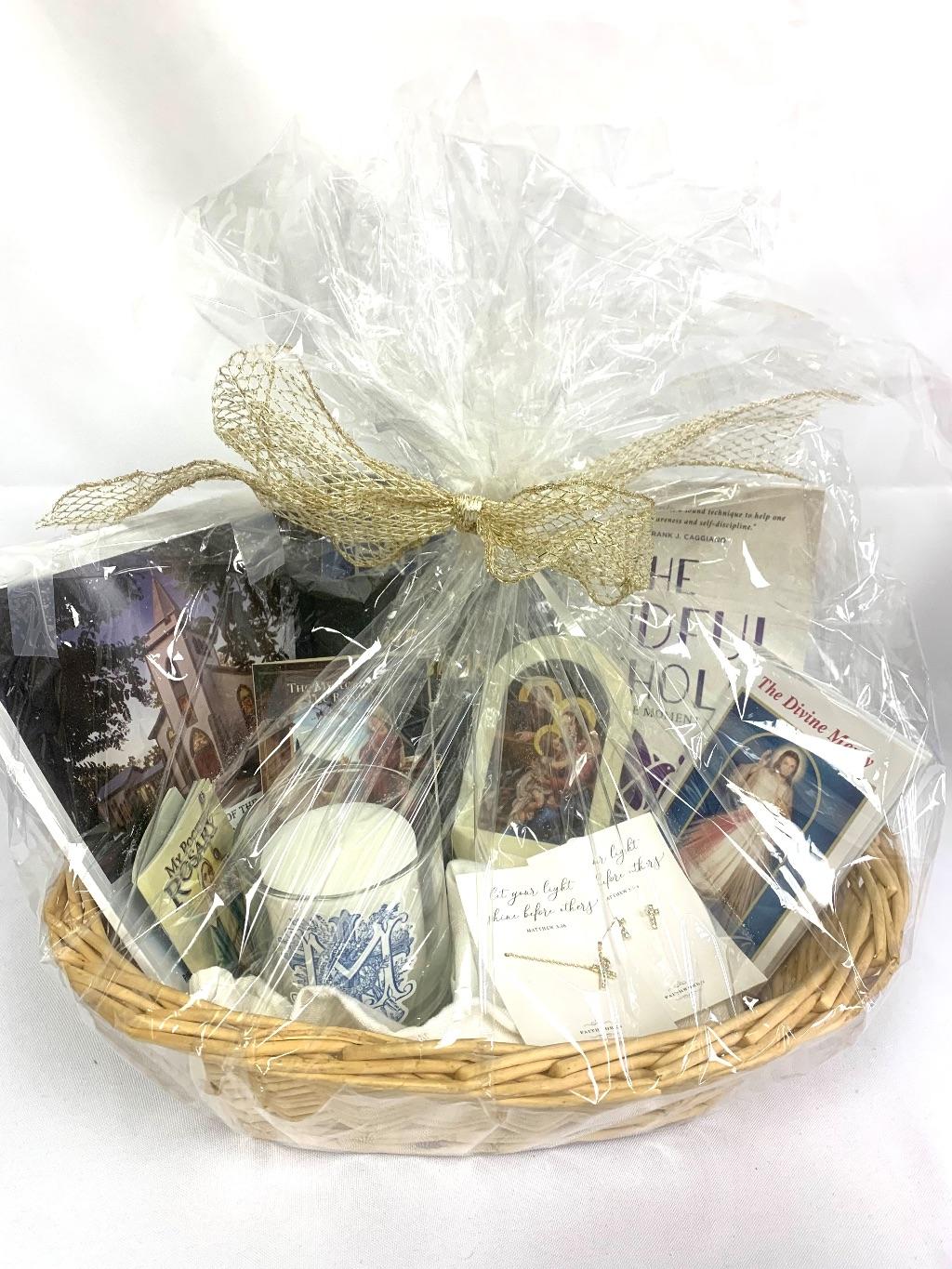 St. Mary & St. Joseph Gift Basket from The Corne...