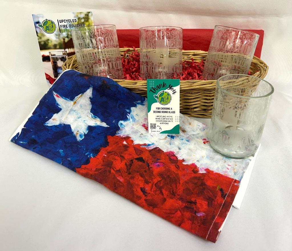 Customized Glasses Made from Wine Bottles by A Secon...