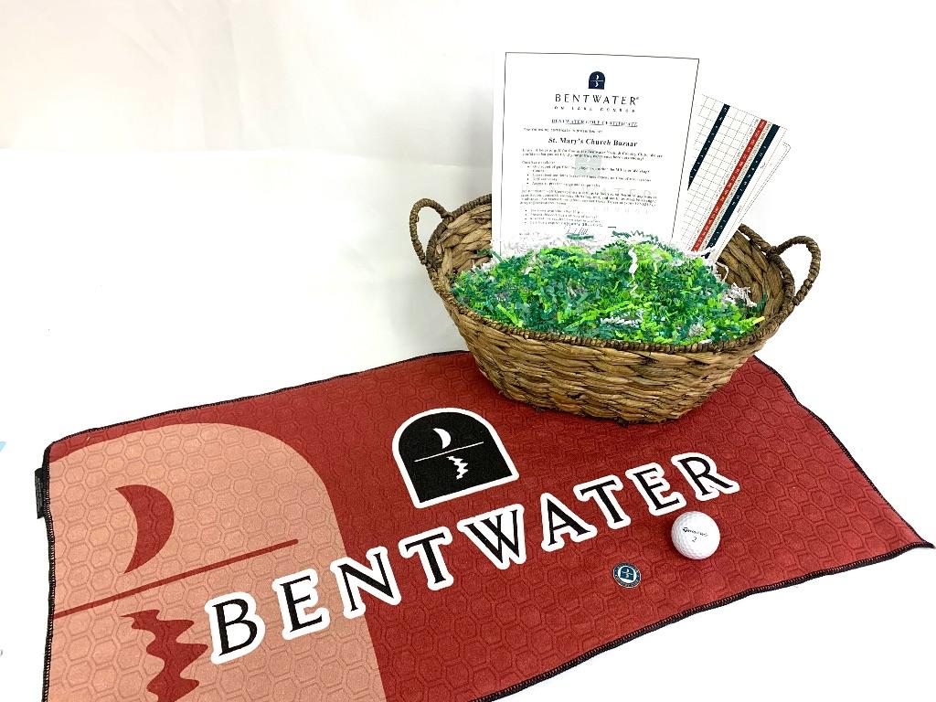 Bentwater Basket & Gift Certificate for Golf for...