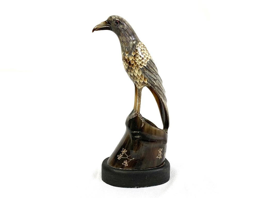 Bird Carved from Horn