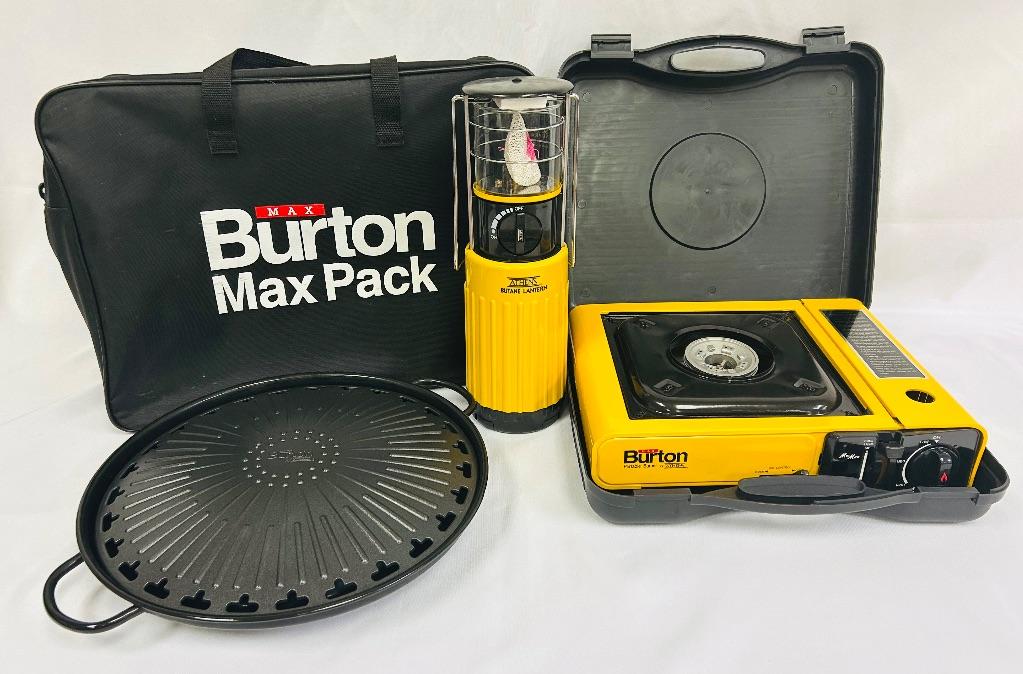 Max Burton- Portable Burner w/ Lantern and Stove Top...