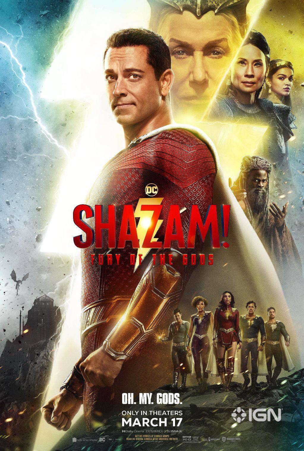 SHAZAM Autographed Poster by Zachary Levi & 30-M...
