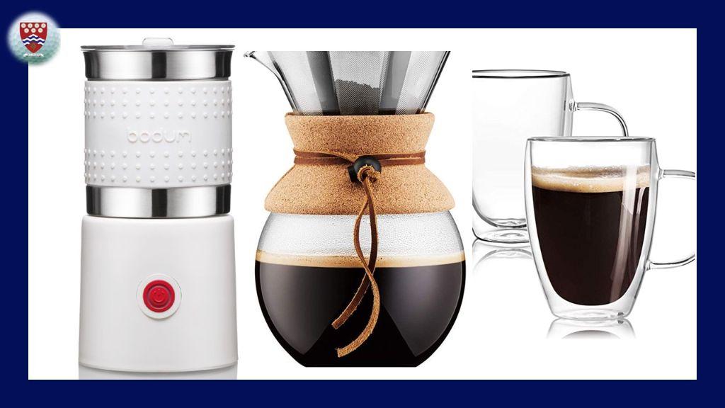 Coffee Frother | Pour Over Coffee Maker | Mugs