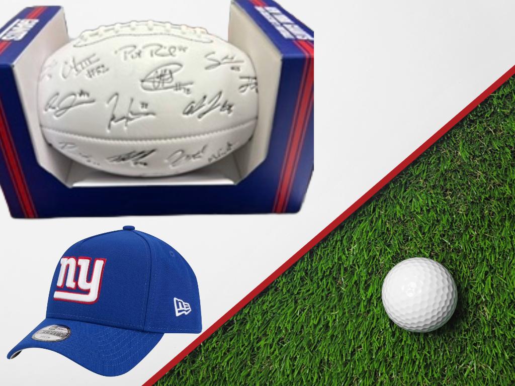 2026 NEW YORK GIANTS TEAM COLLECTOR'S FOOTBALL + GIA...