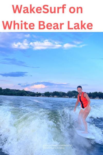 Wake Surf on White Bear Lake