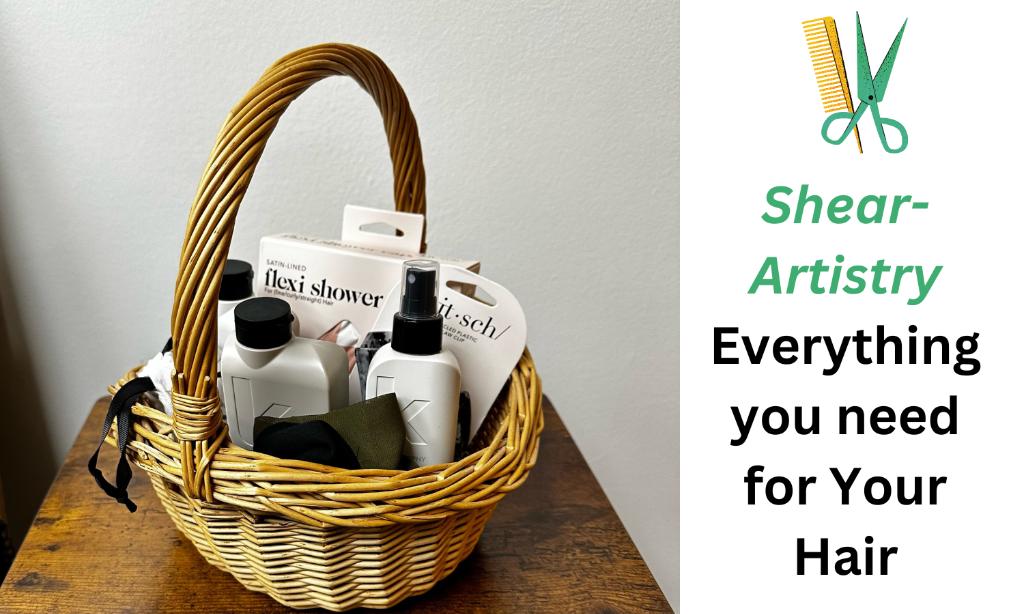 Basket of Hair Products by Shear Artistry
