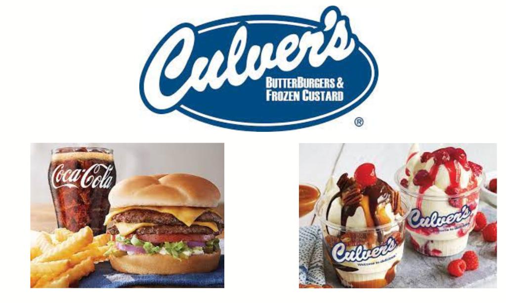 Dinner for 2 at Culver's