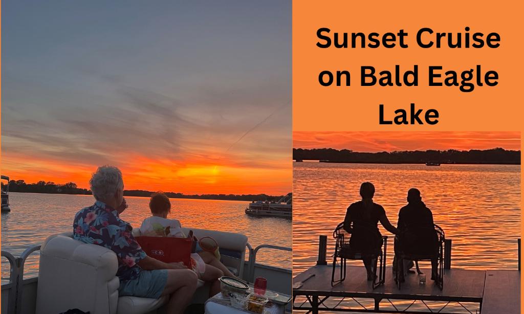 Sunset Pontoon Ride on Bald Eagle Lake
