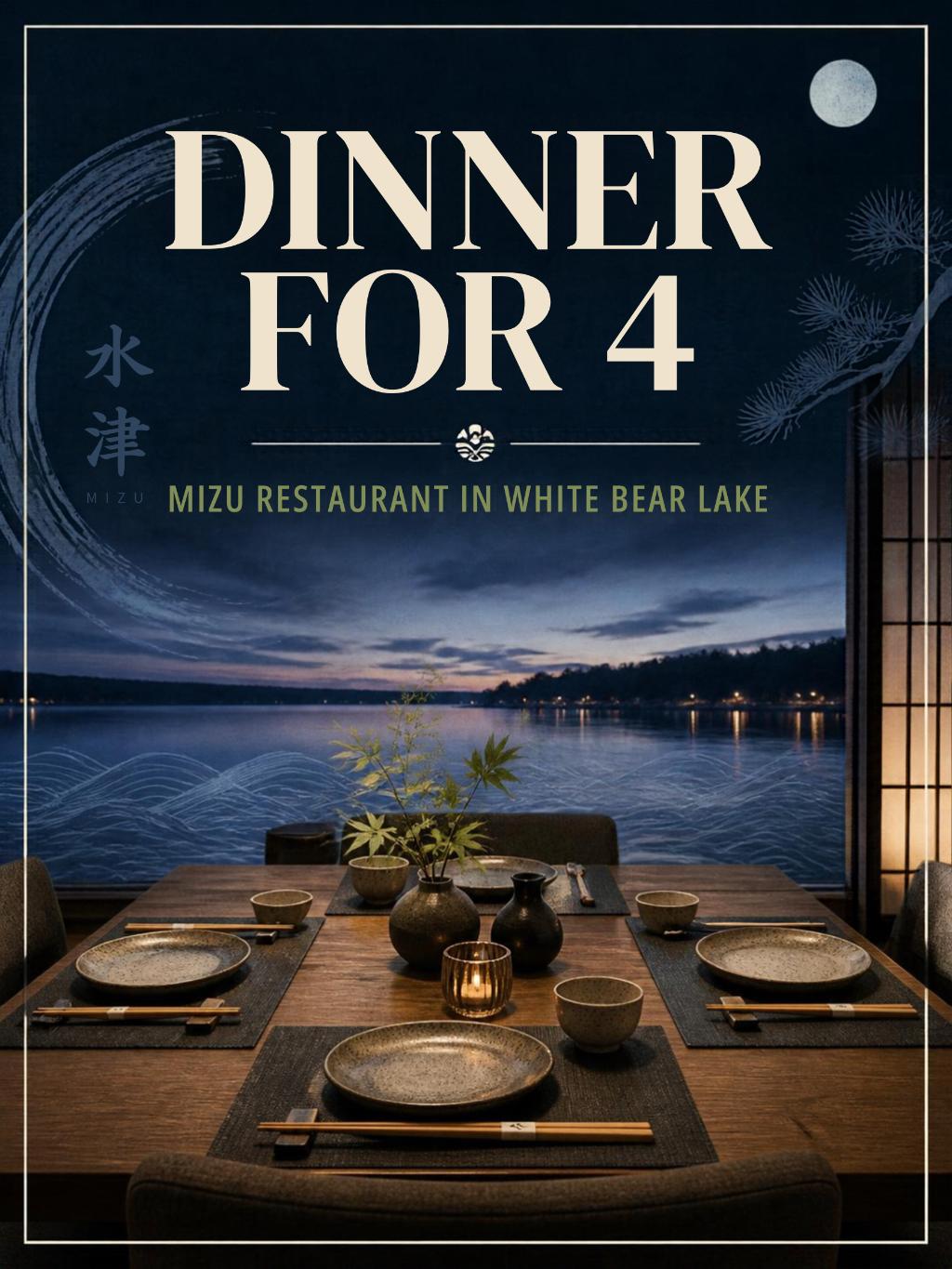 The Mizu Feast for 4