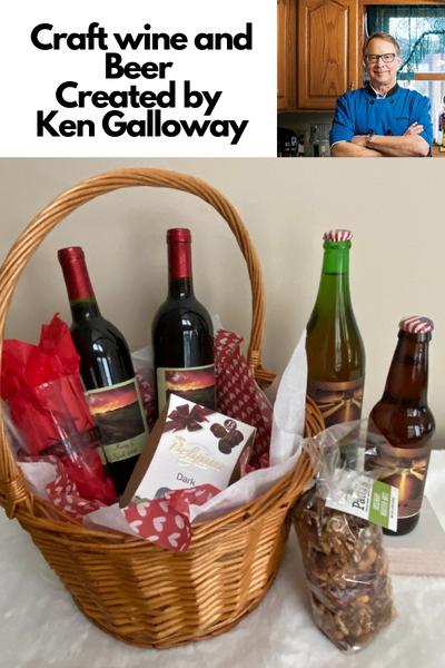 Craft Wine and Beer Basket from Ken Galloway
