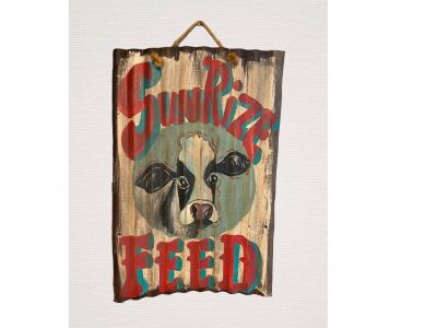 Sun Rise Feed Sign