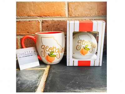 Adorable Georgia Mug and Georgia Christmas Ornament