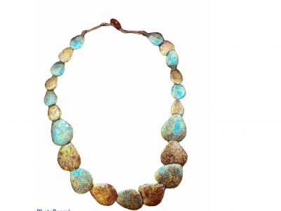 Beautiful Gold Turquoise Necklace from Pink Valise