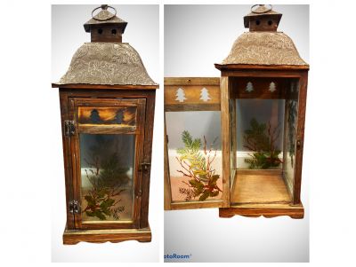 Beautiful Large Glass Lantern