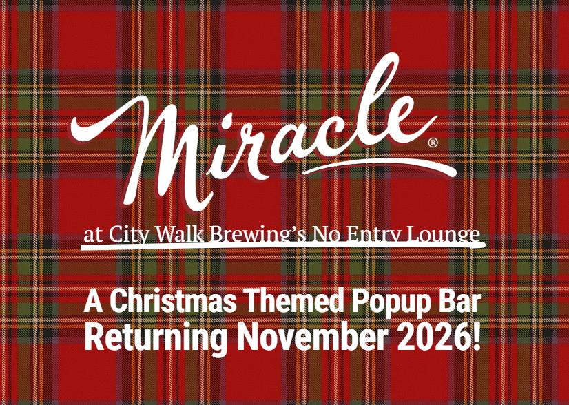 Miracle Christmas Cocktail Bar Experience for Eight