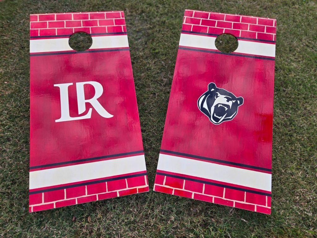Lenoir-Rhyne Branded Cornhole Boards