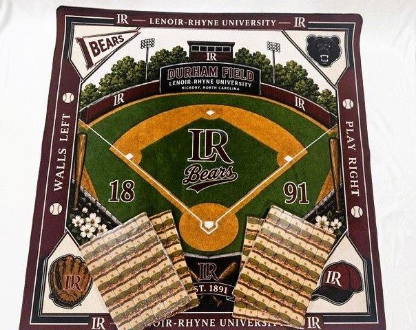 Lenoir-Rhyne Baseball Branded Mahjong Set